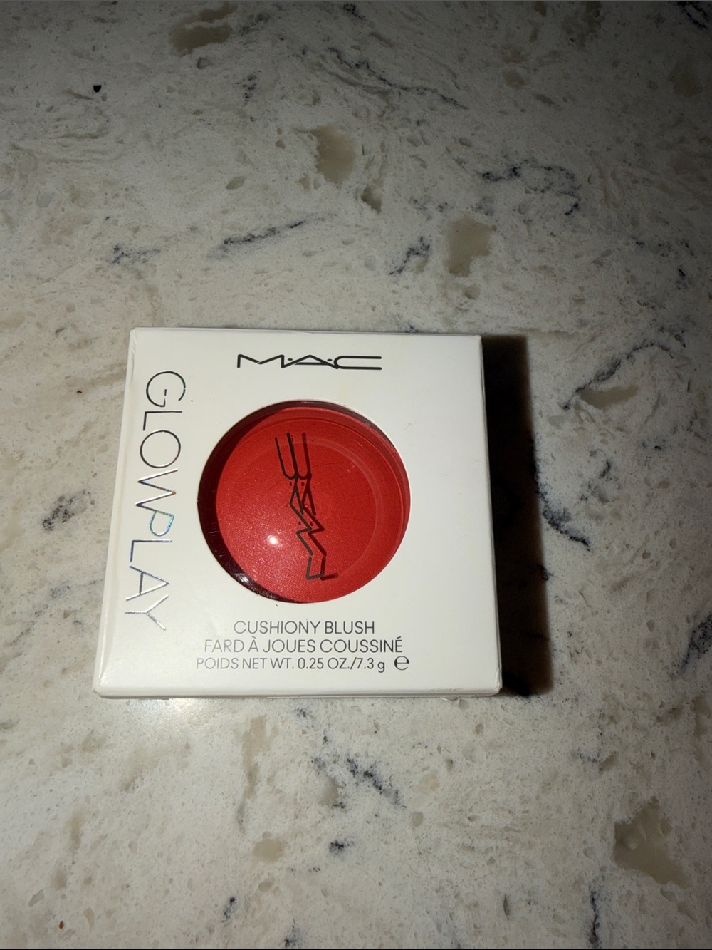 MAC Cosmetics GlowPlay Cushiony Blush in Groovy— Bright Red